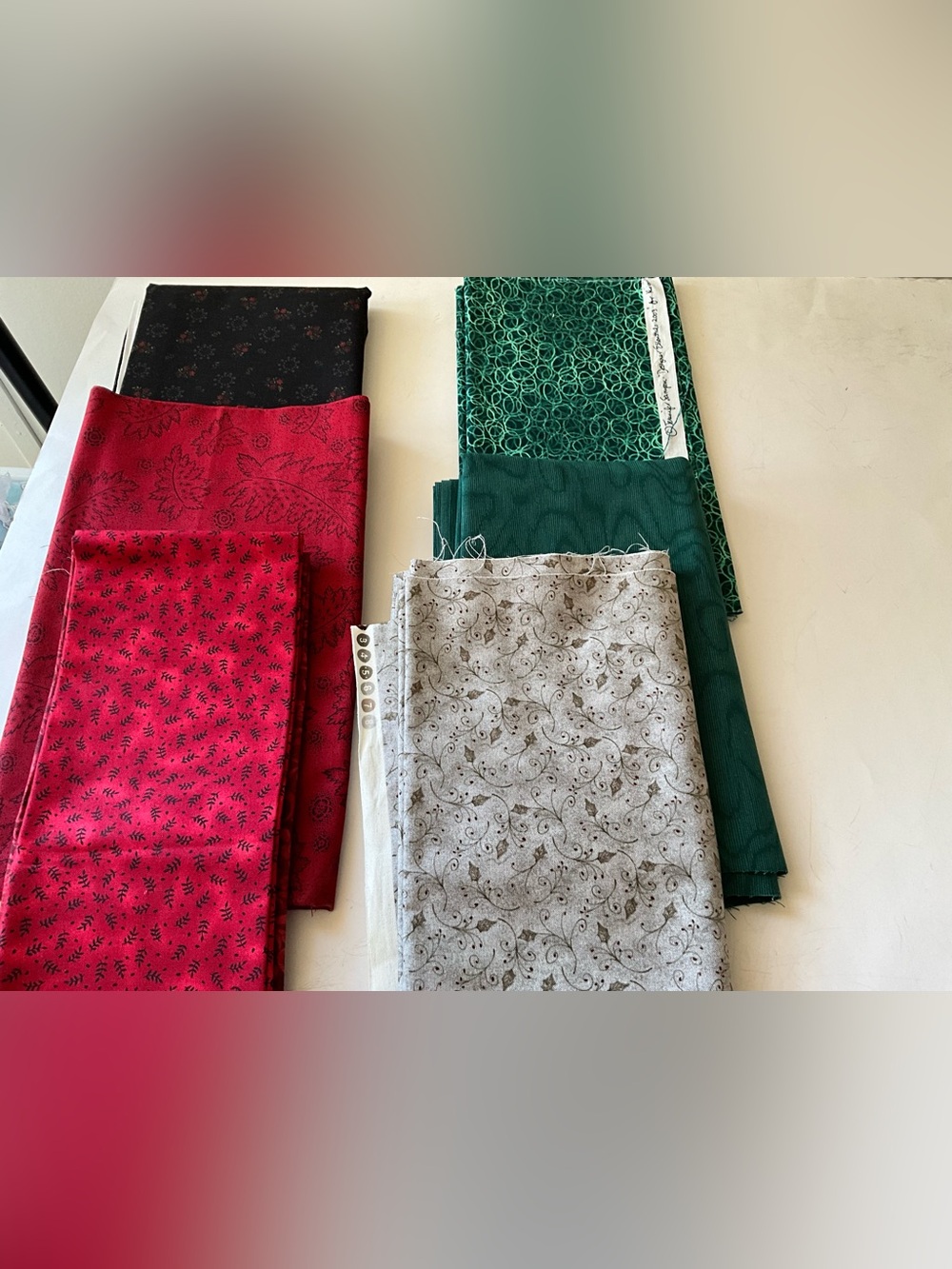 Quilting Sewing Crafts Lot Kaufman Fabrics Red Rooster #17394 Henry Glass #7640
